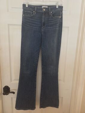 PAIGE Dark Blue Flare Jeans